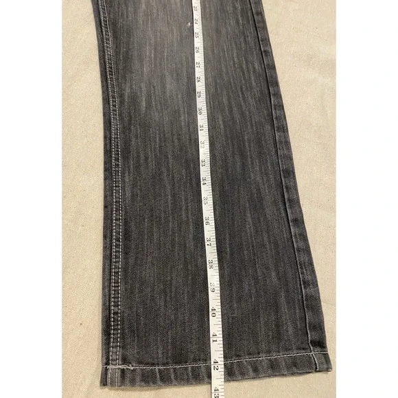 SouthPole 4180 Black Jeans Mens Size 36x32 Street Wear Baggy Denim Trouser Pants